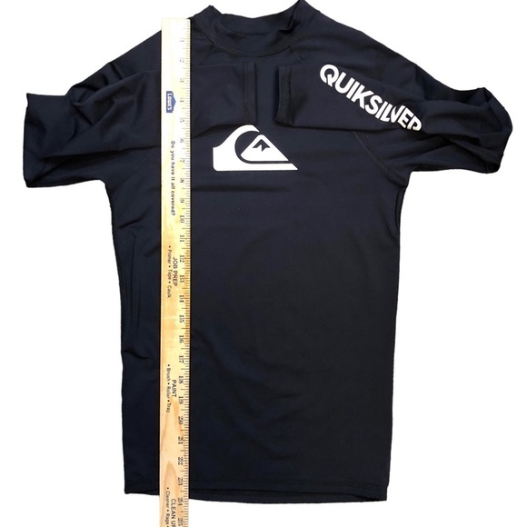 Quicksilver Surf Boys XL 16 Sun Swim long Sleeve Shirt 50+ UPF Sun Protection - Picture 6 of 7